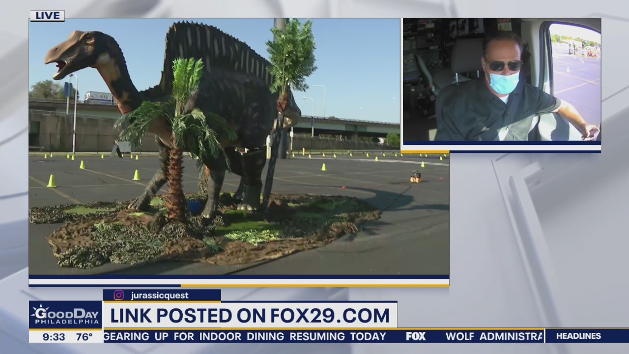 Wells Fargo Center host Jurassic Quest drive-thru experience