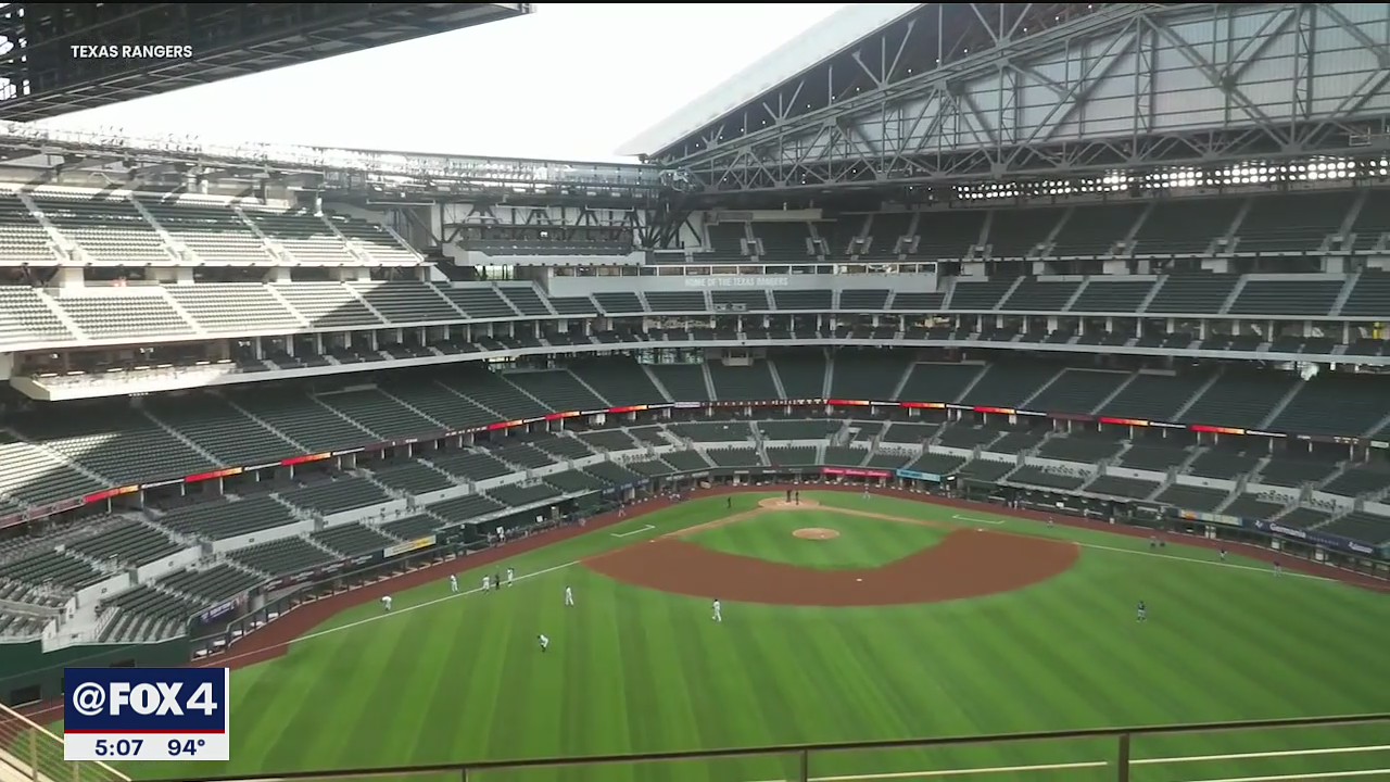 It’s finally opening day for the Texas Rangers at Globe Life Field... with no fans