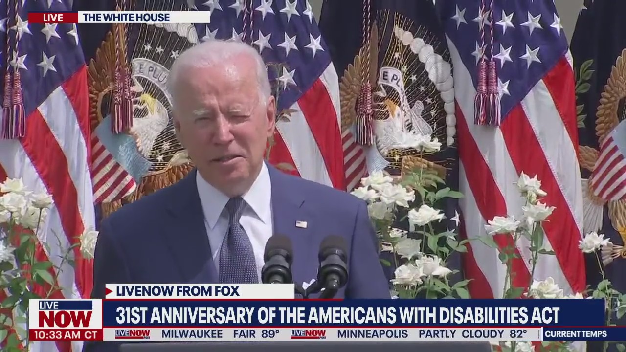 Biden marks 31st anniversary of Americans with Disabilities Act