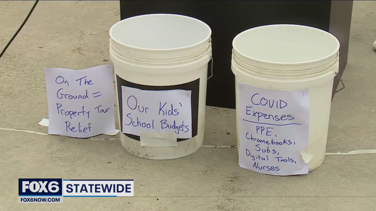 K-12 funding plan protested