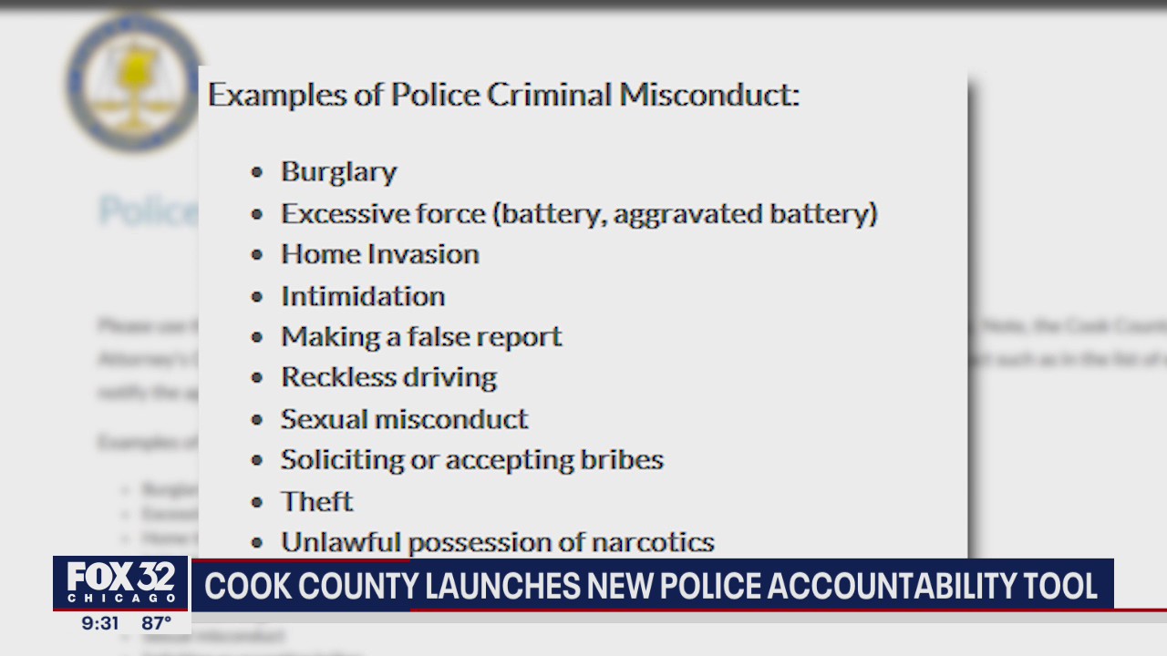 Cook County launches new police accountability tool