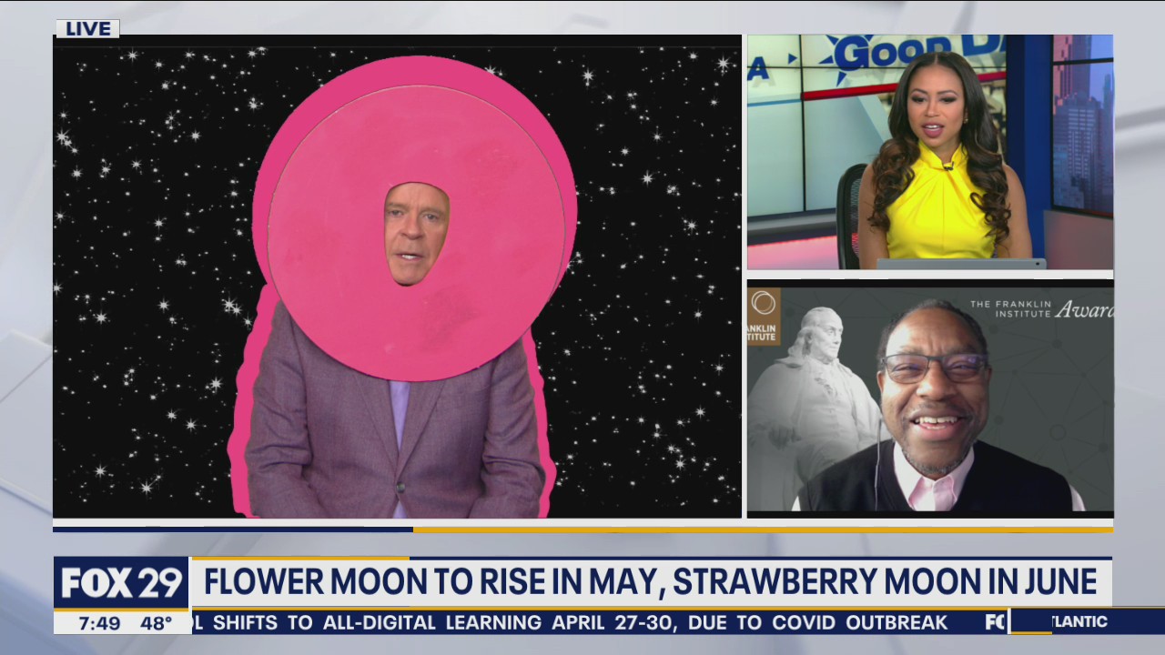 Derrick Pitts explains April's Pink Supermoon