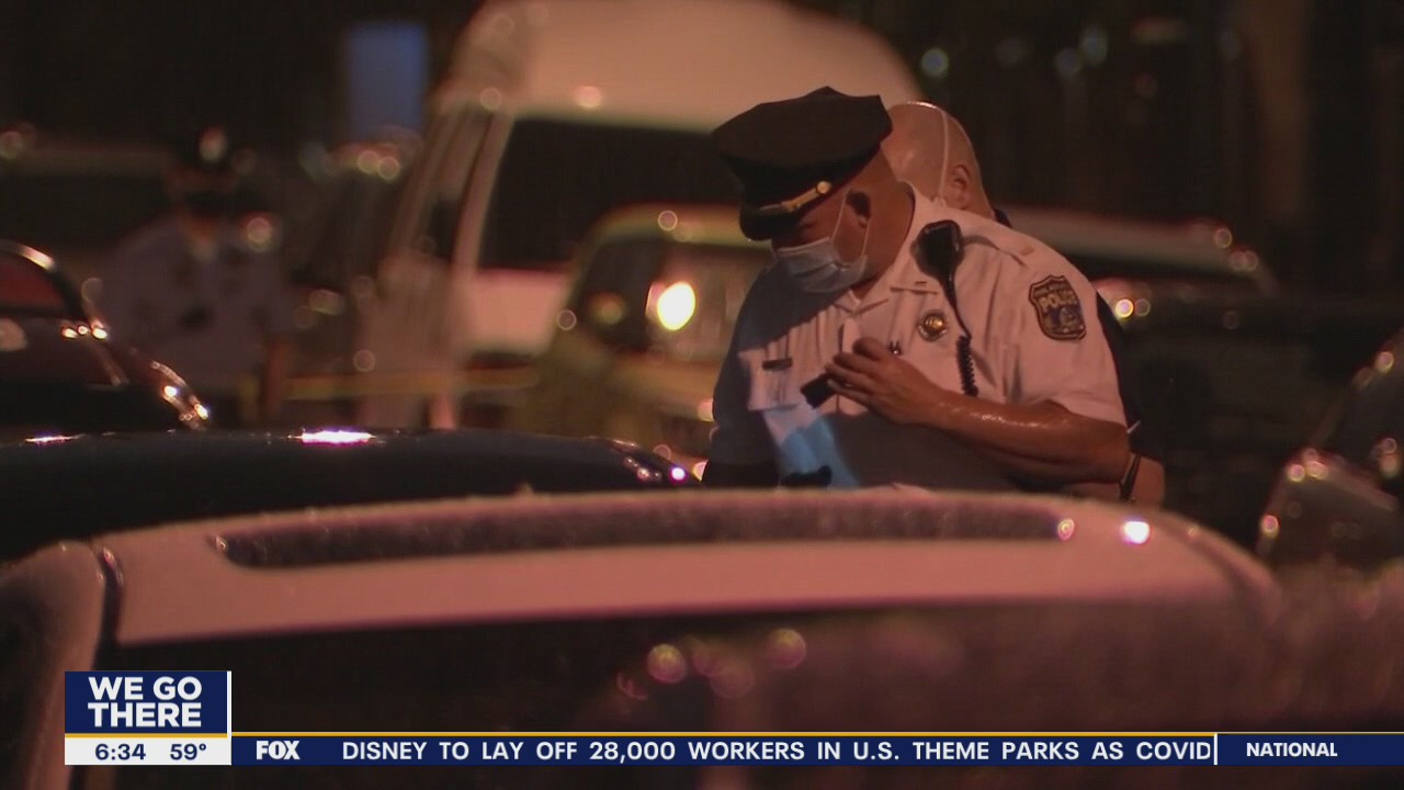 Police: 5 men shot on front porch of home in Logan