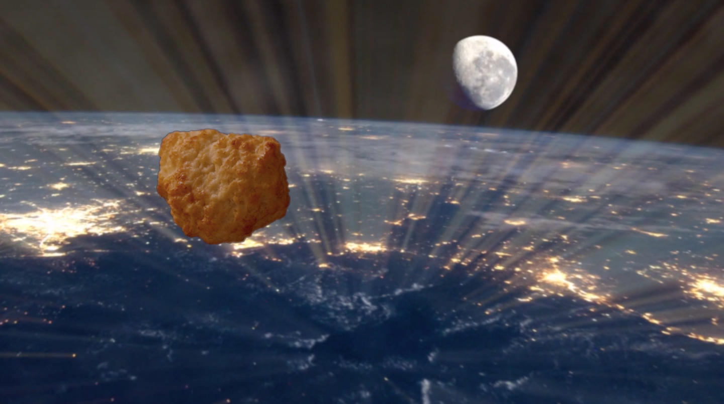Chicken nugget launched into space to celebrate supermarket’s anniversary
