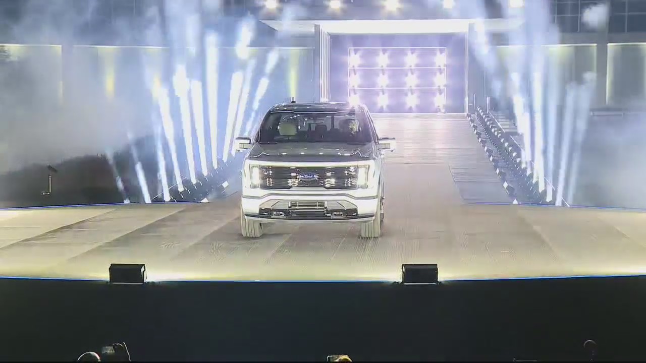 All-electric Ford F-150 charges forward