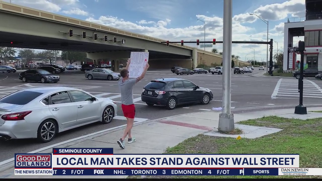 Local man takes stand against Wall Street