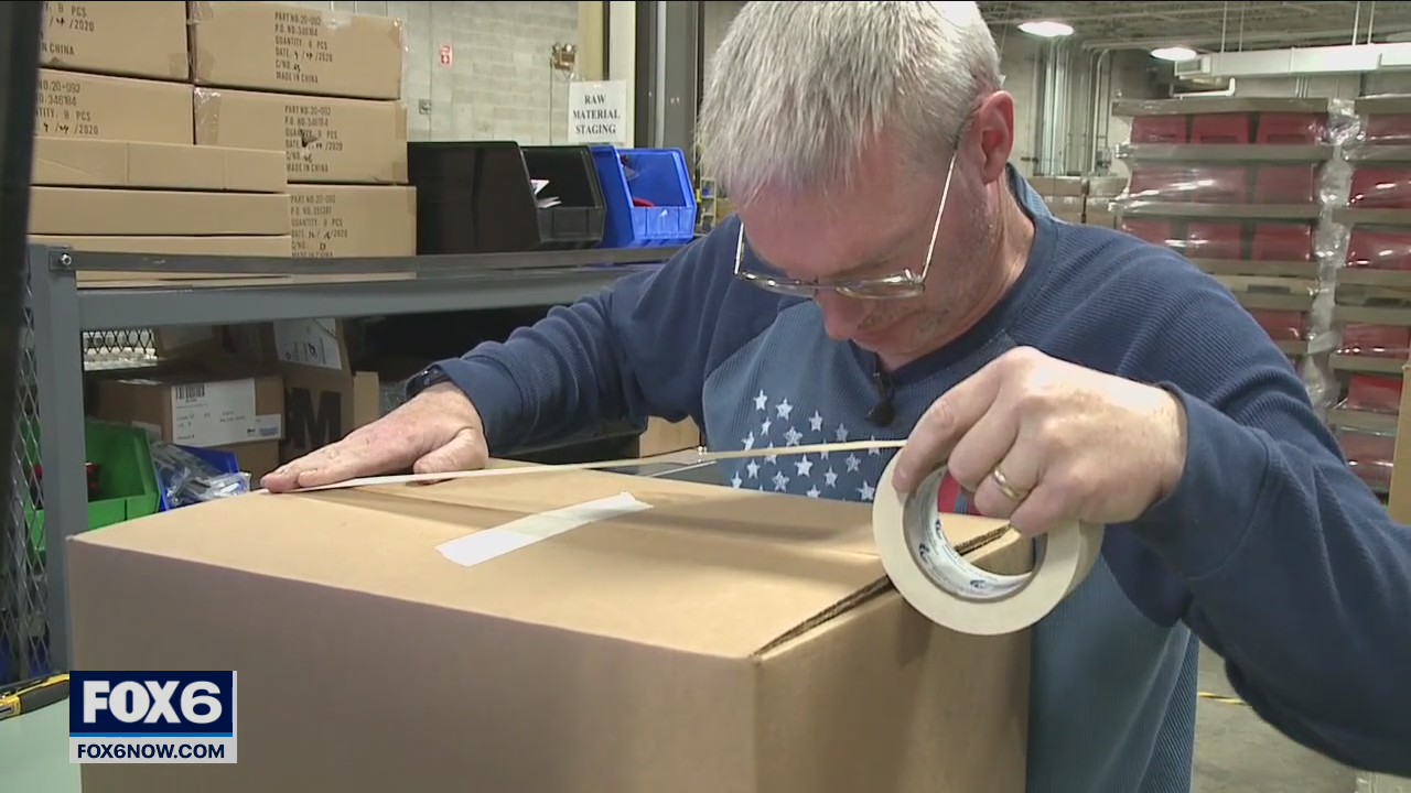 Visually-impaired workers help military supply chain