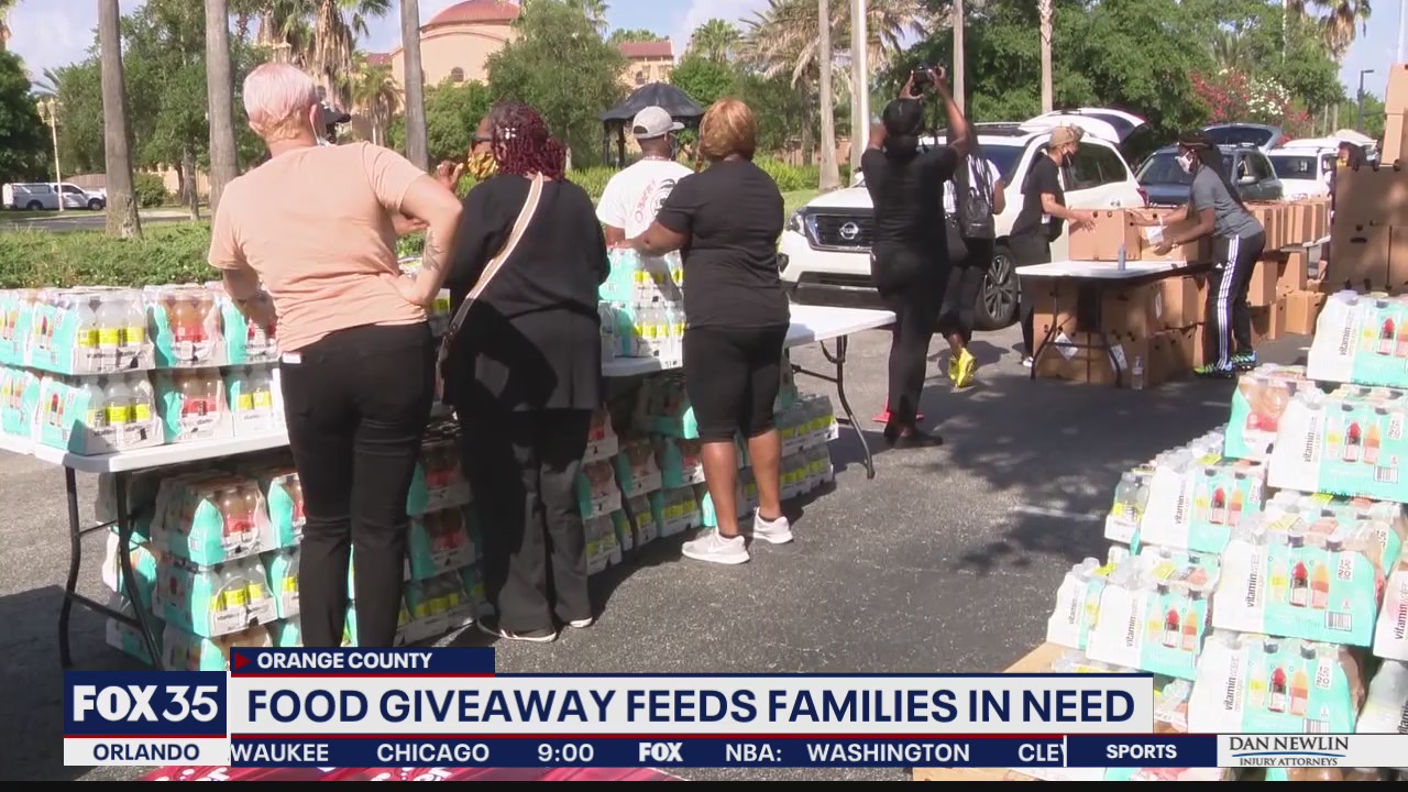 Food giveaway feeds families in need