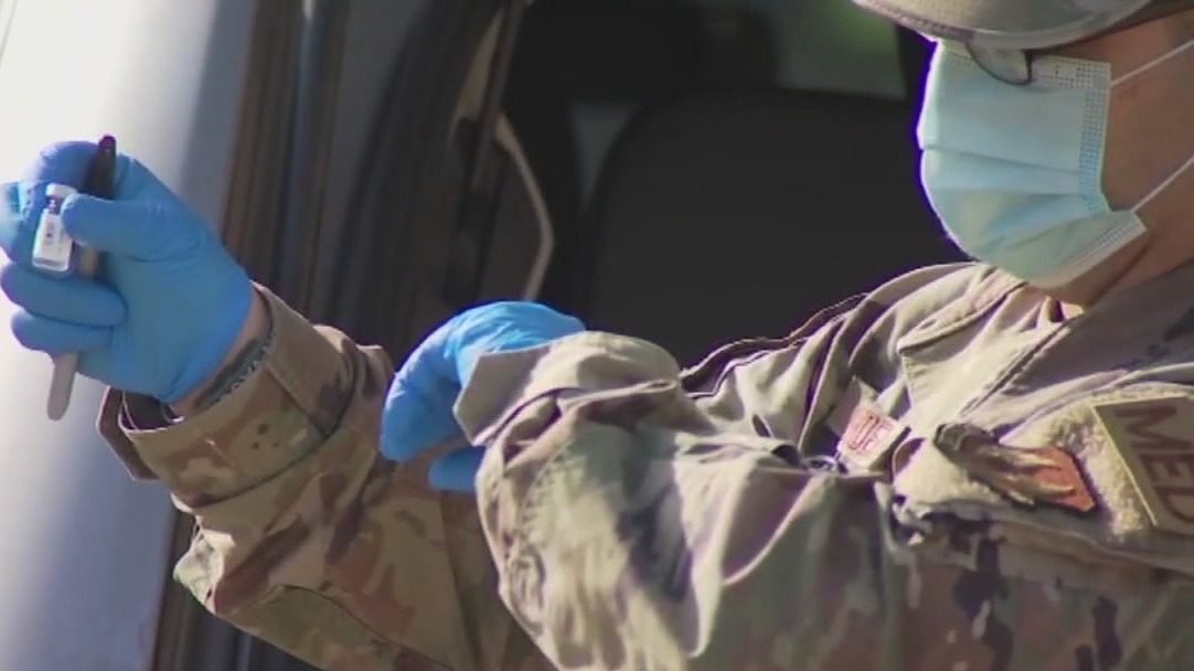 TX guard helps Williamson County get COVID vaccine to seniors