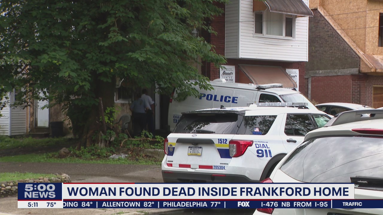 Police investigate after woman found dead inside residence in Frankford