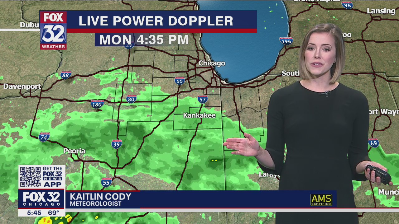 6 p.m. forecast for Chicagoland on May 17