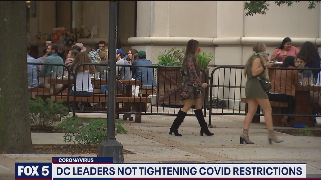DC leaders not tightening COVID restrictions yet