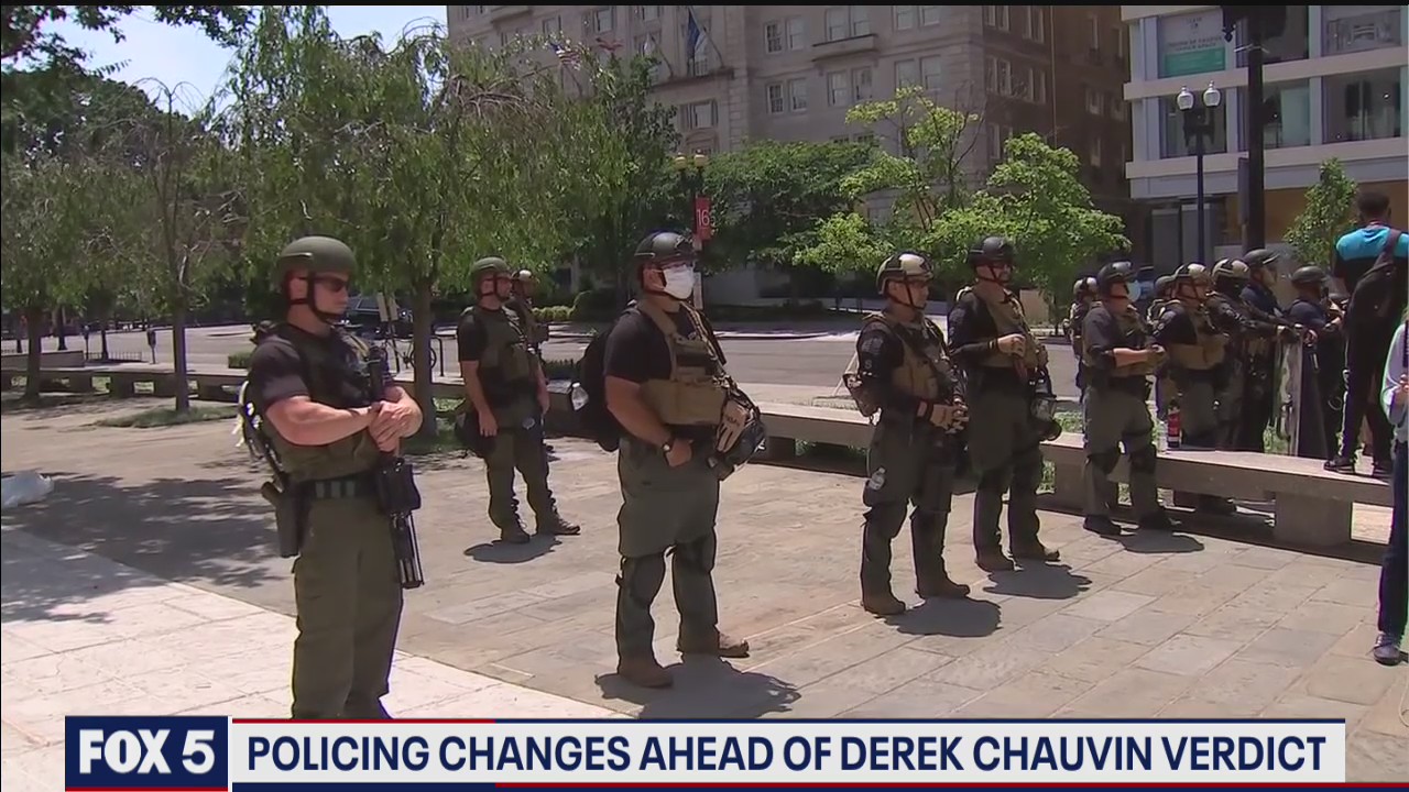 DC police prepare for unrest ahead of Derek Chauvin verdict