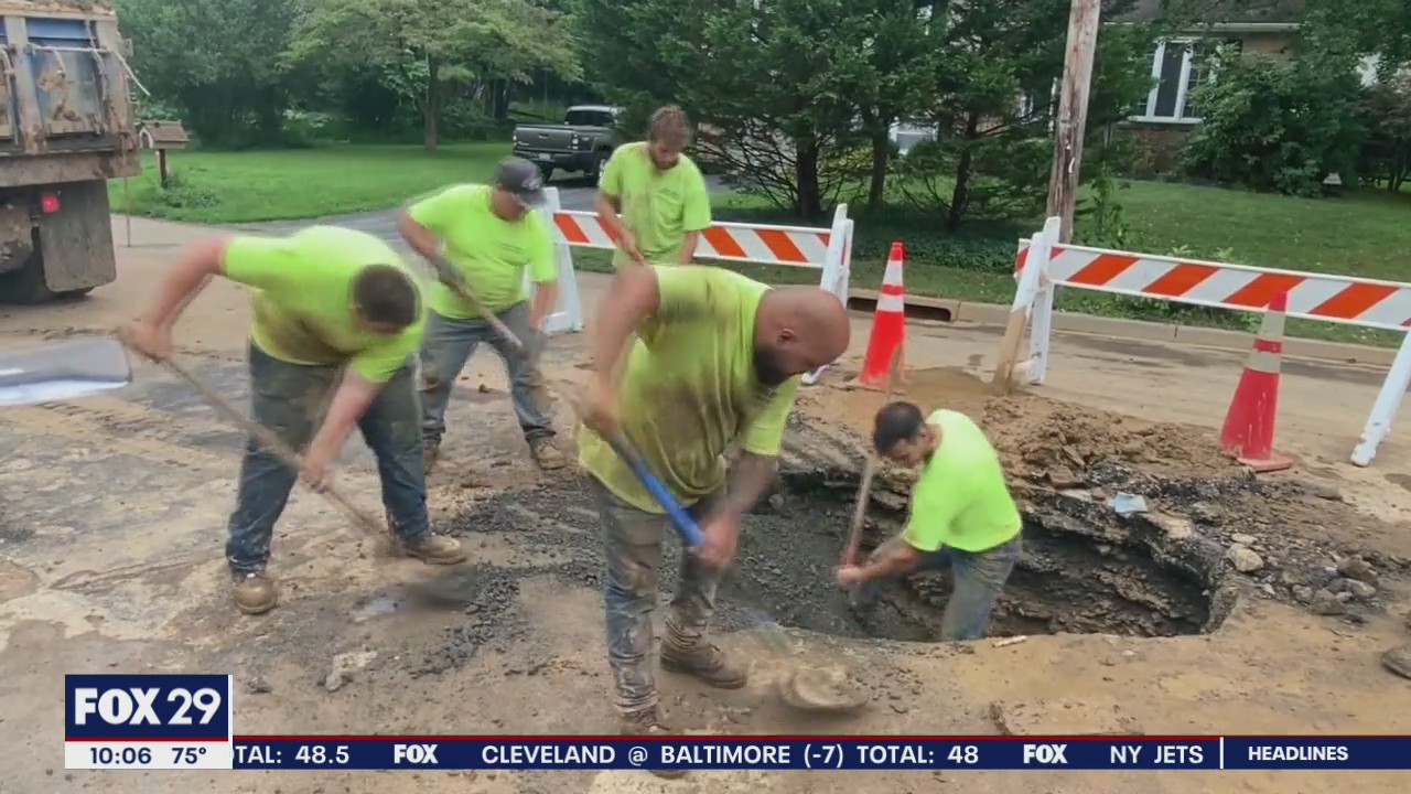 Ambler residents dealing with issues following series of water main breaks