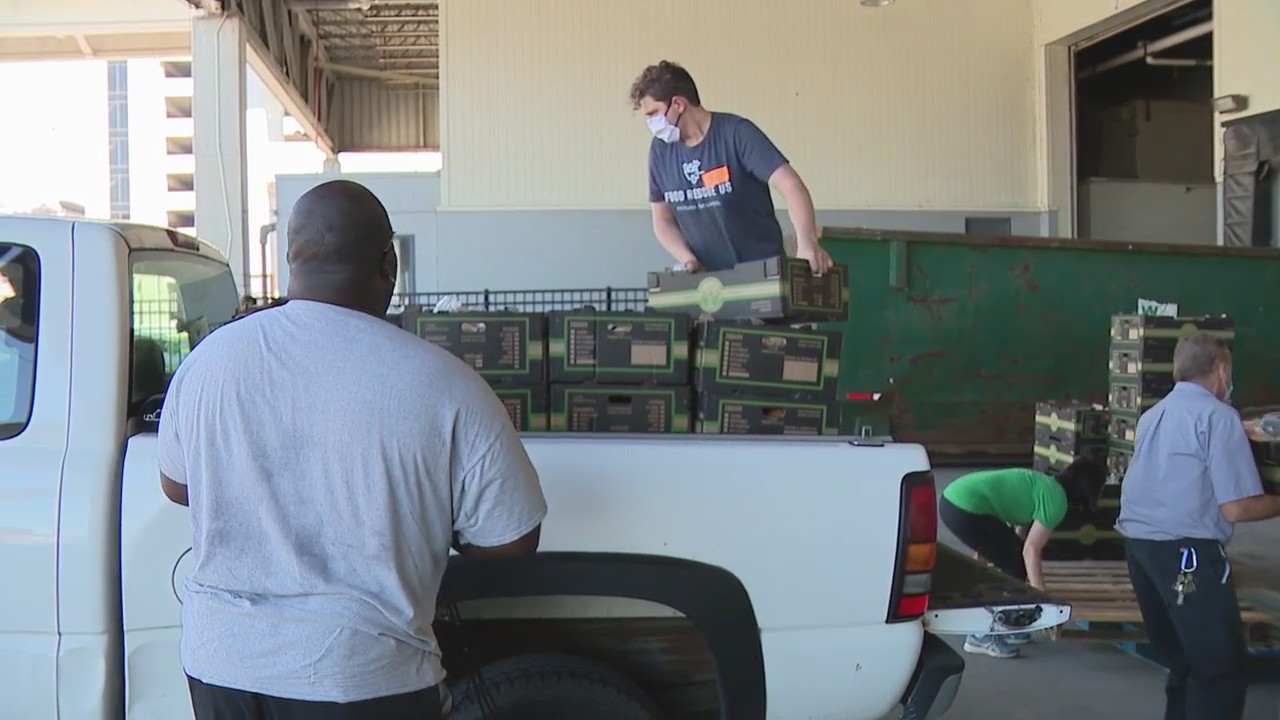 TCF Center using loading docks to help distribute food amid pandemic