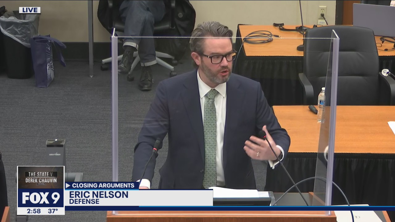 Part Three of Defense closing arguments in Derek Chauvin Trial