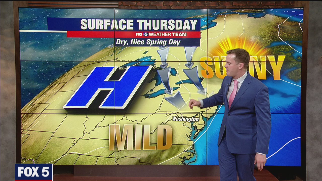 Mike Thomas has the FOX 5 Weather forecast for Thursday, May 13