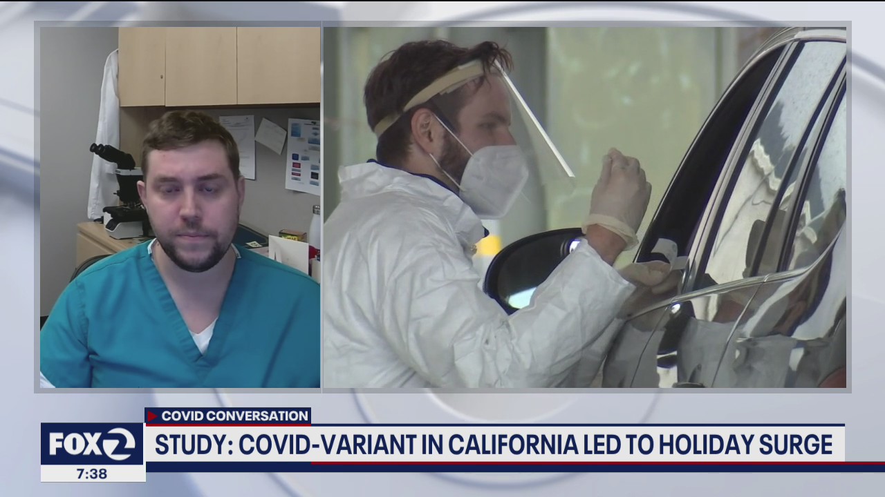 Study suggests California variant led to holiday surge in cases
