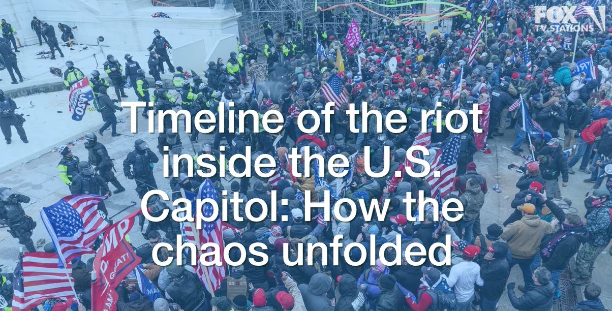 Timeline of the riot at the US Capitol on Jan. 6