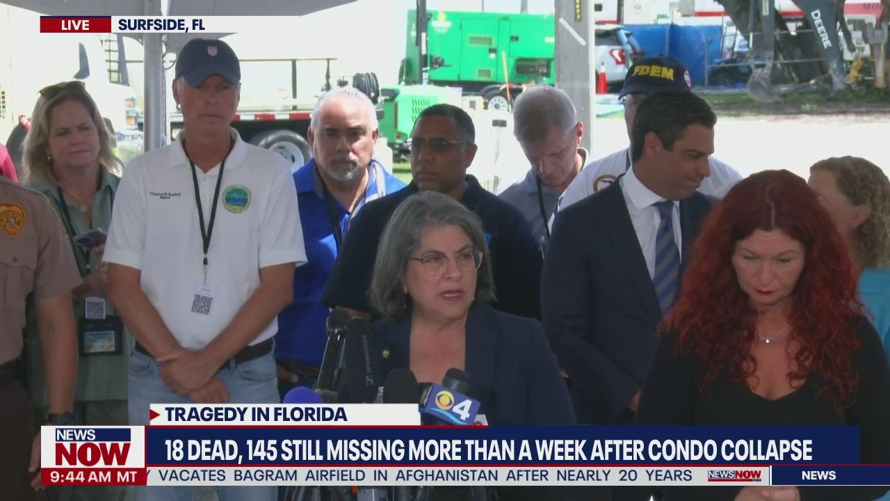 Miami-Dade mayor says death toll at condo collapse now at 20