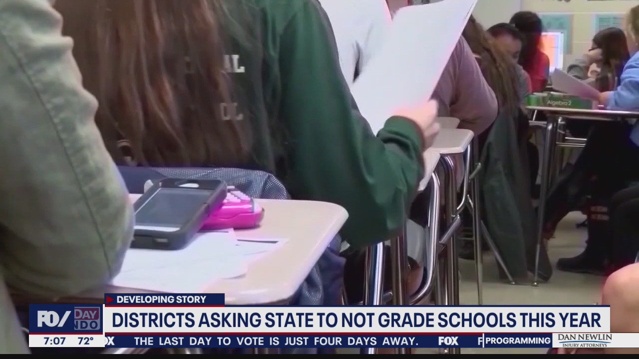 School superintendents requesting state to eliminate A-F school grades this year
