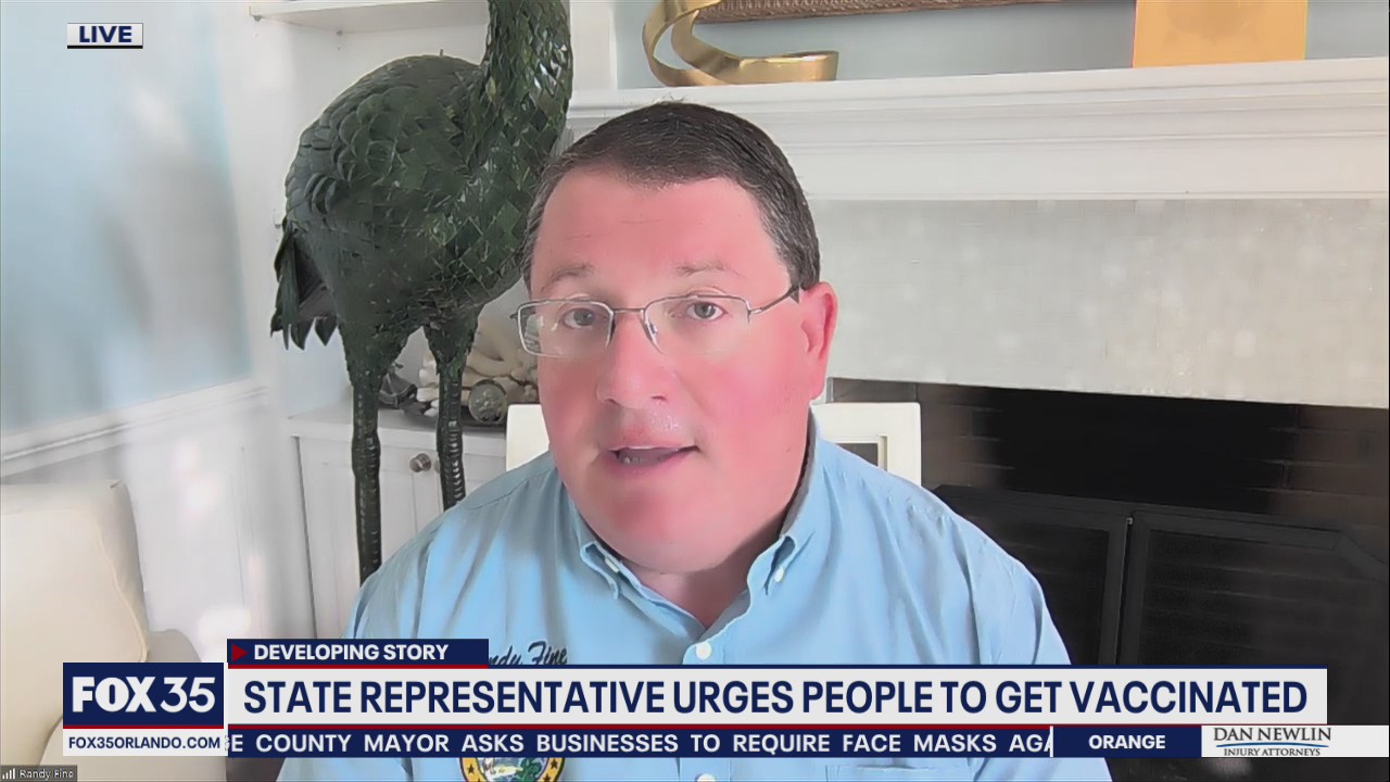 State Rep. Randy Fine urges people to get vaccinated