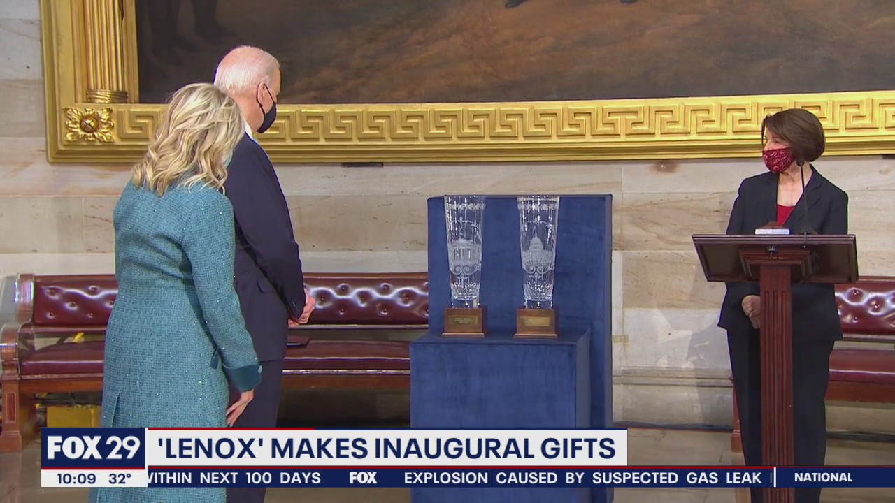 Inaugural gifts for Joe Biden, Kamala Harris crafted by Lenox in Bucks County