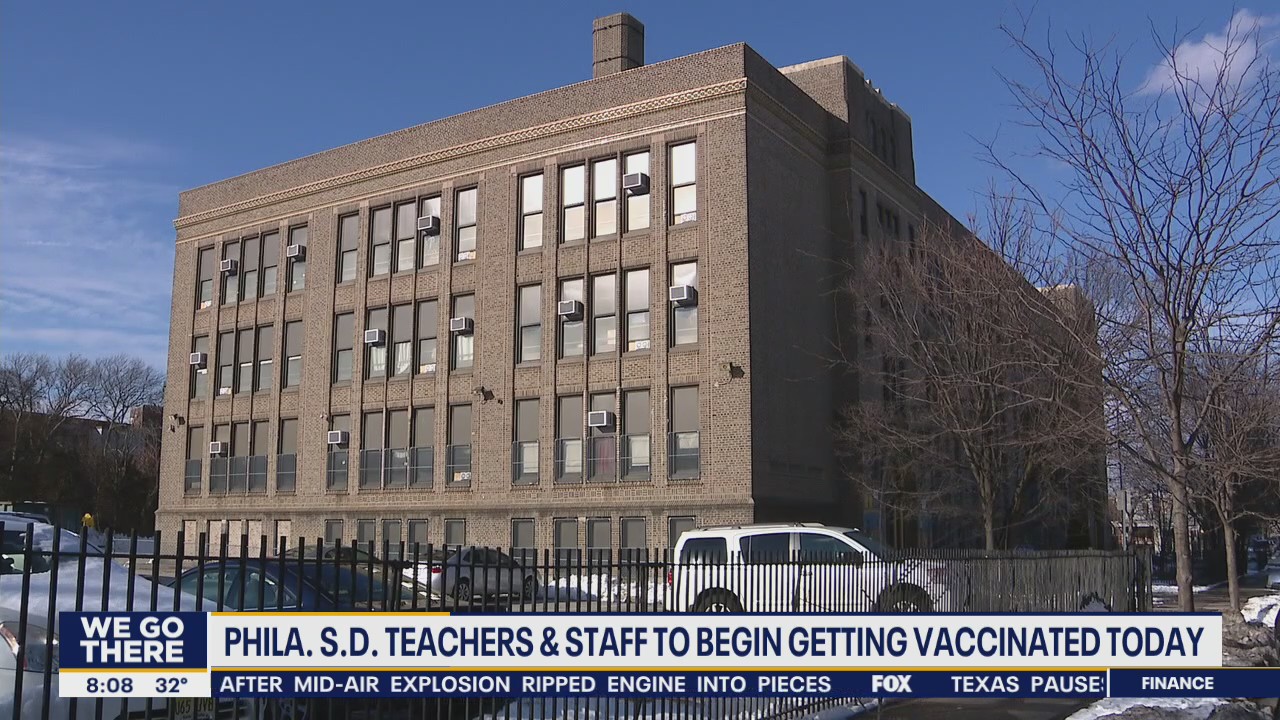 Philadelphia School District teachers, staff to begin getting vaccinated Monday