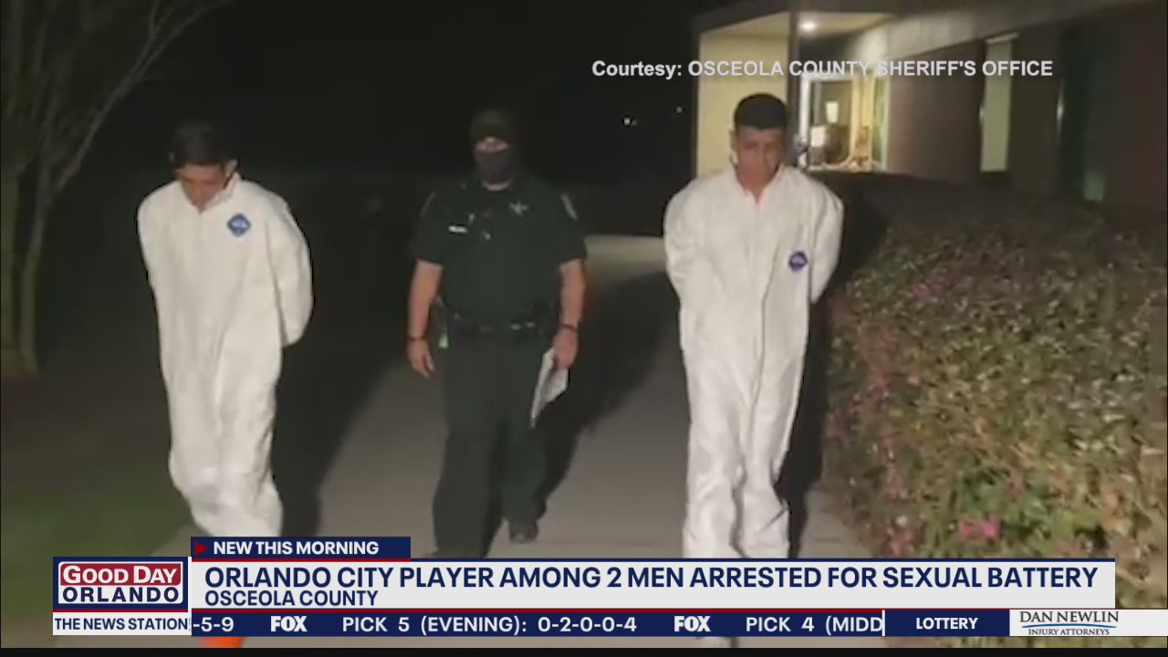 Orlando City player arrested for sexual battery, deputies say