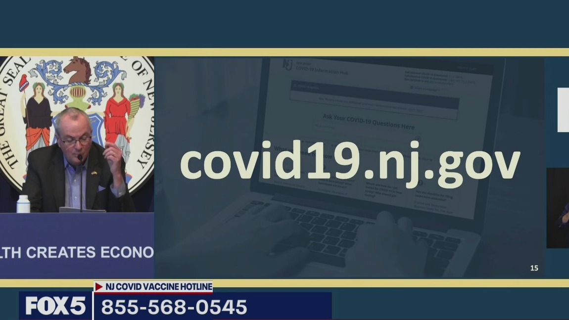 NJ vaccination hotline