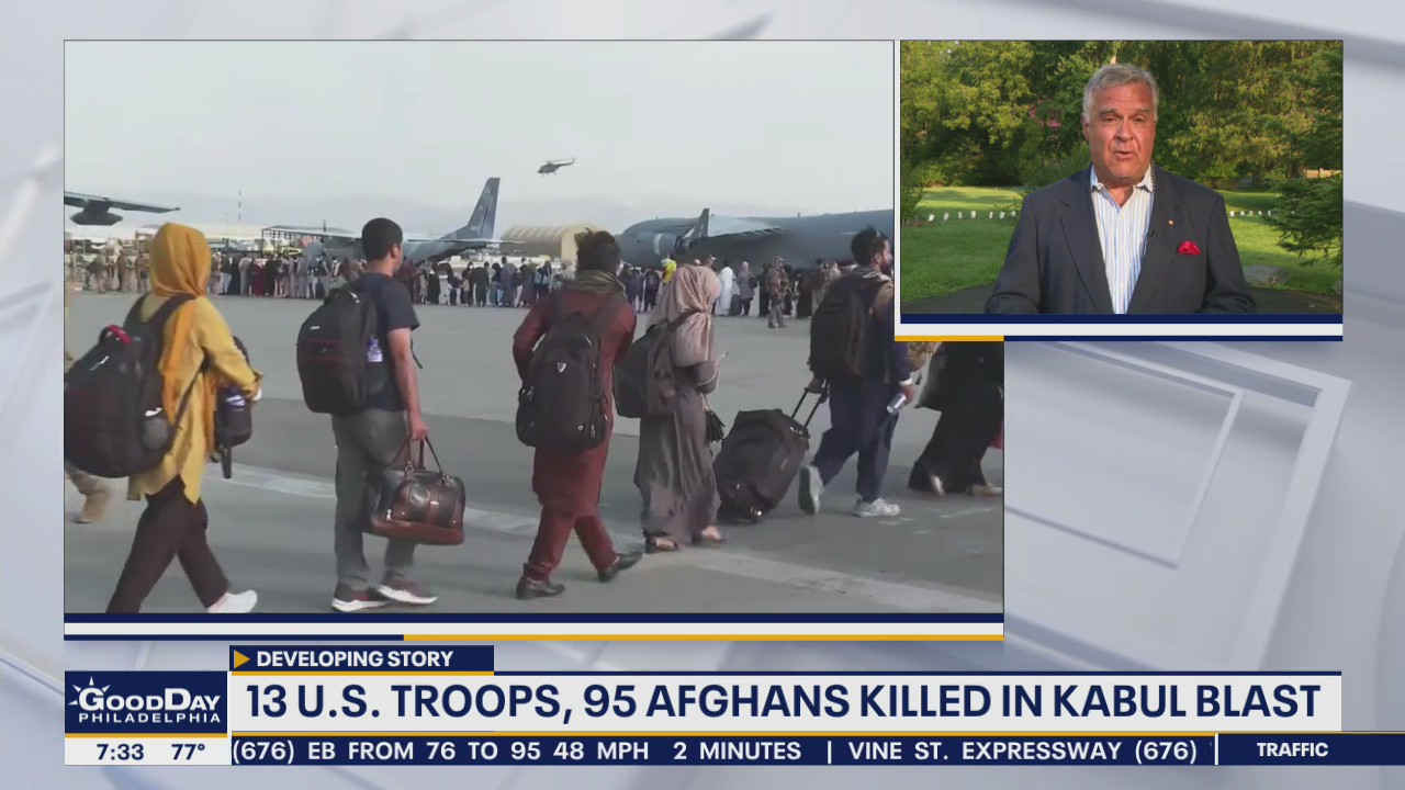 13 U.S. troops, 95 Afghans killed in Kabul blast