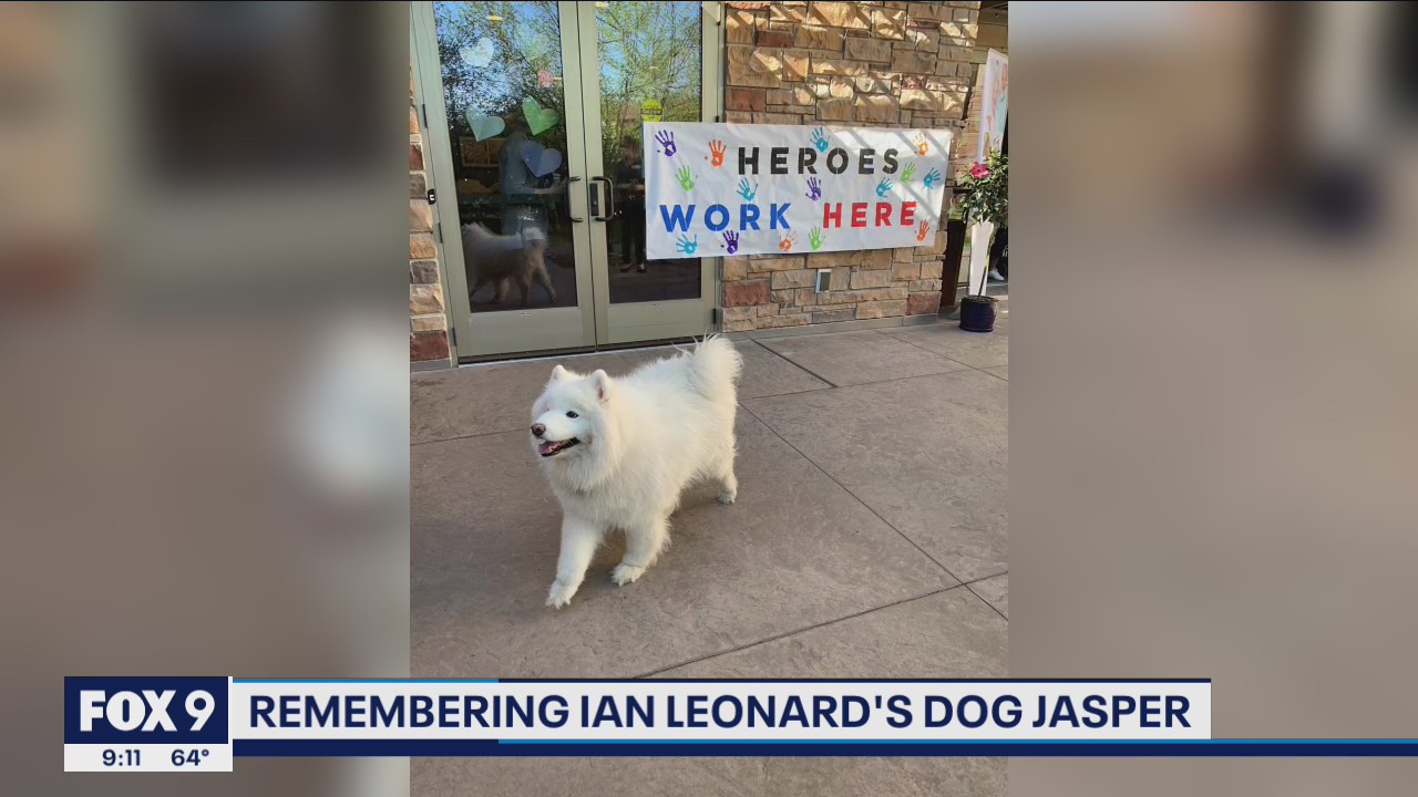 Meteorologist Ian Leonard says goodbye to his beloved dog Jasper