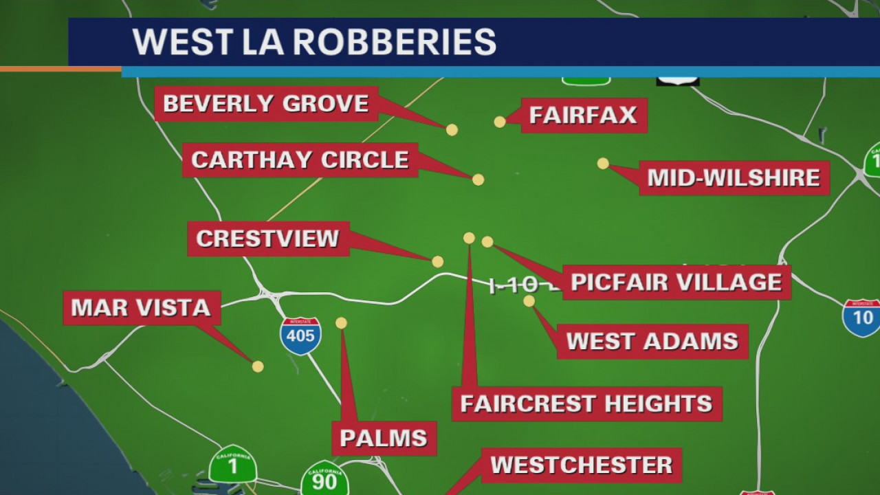 Armed robber targeting West LA walkers, joggers