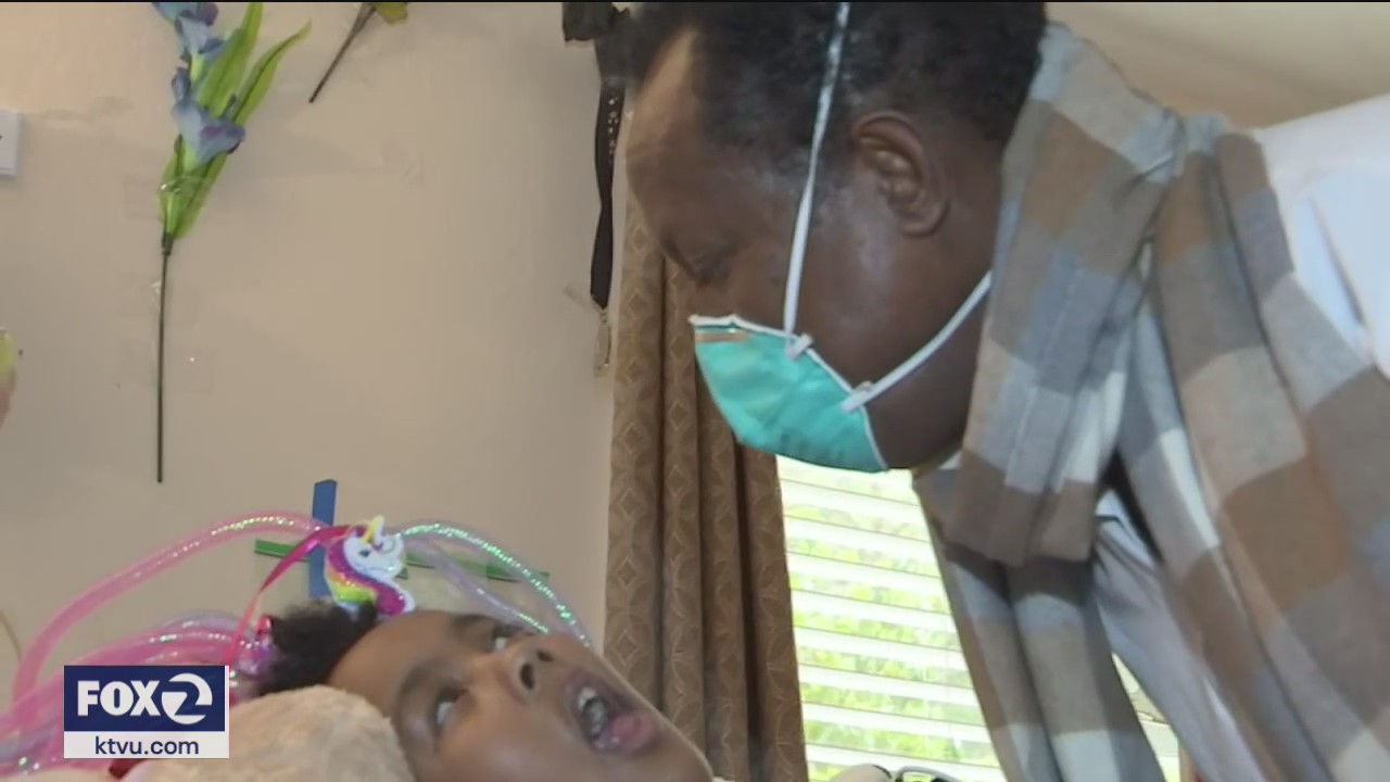 Survivor left brain dead after near drowning at pool party turns 9