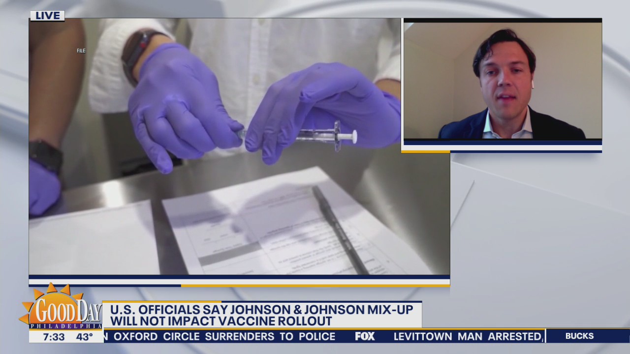 U.S. officials say Johnson and Johnson mix-up will not impact vaccine rollout