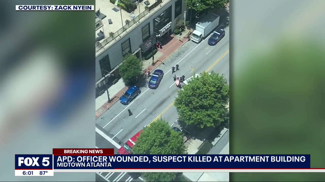 Atlanta officer injured during ambush-style shooting