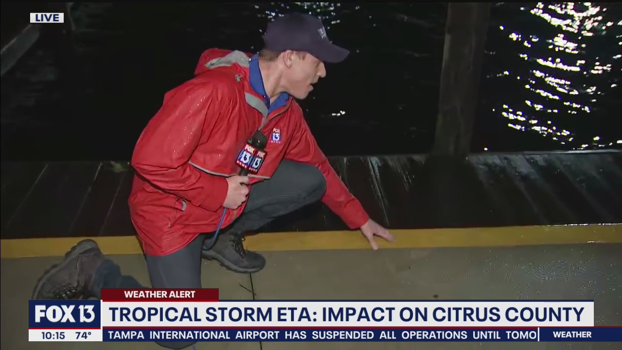 Citrus County expects storm surge late Wednesday