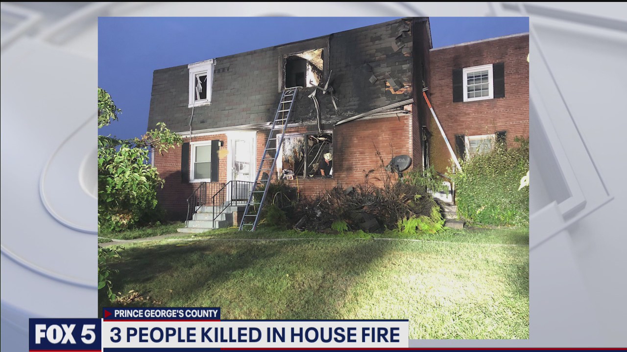 3 dead after early morning house fire in Hillcrest Heights area of Prince George's County