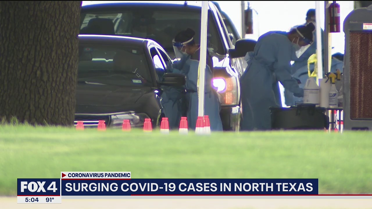 Dallas County reports more than 1,000 new COVID-19 cases for 3rd day in a row