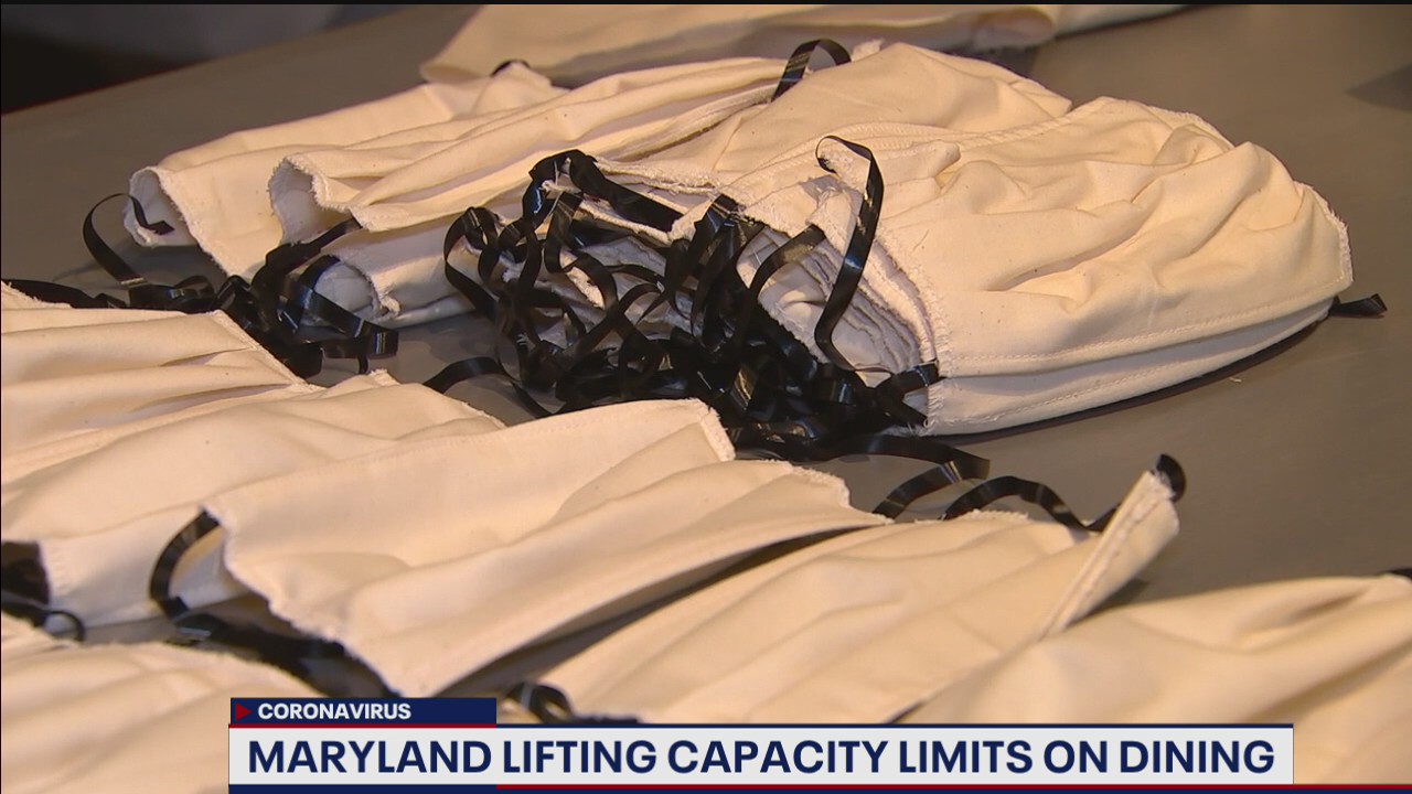 Maryland to lift capacity limits for indoor, outdoor dining