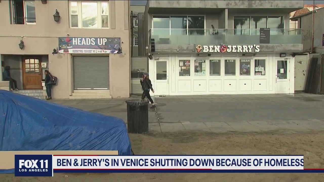 Ben & Jerry's on Venice boardwalk shutting down after rise in crime and drugs in area