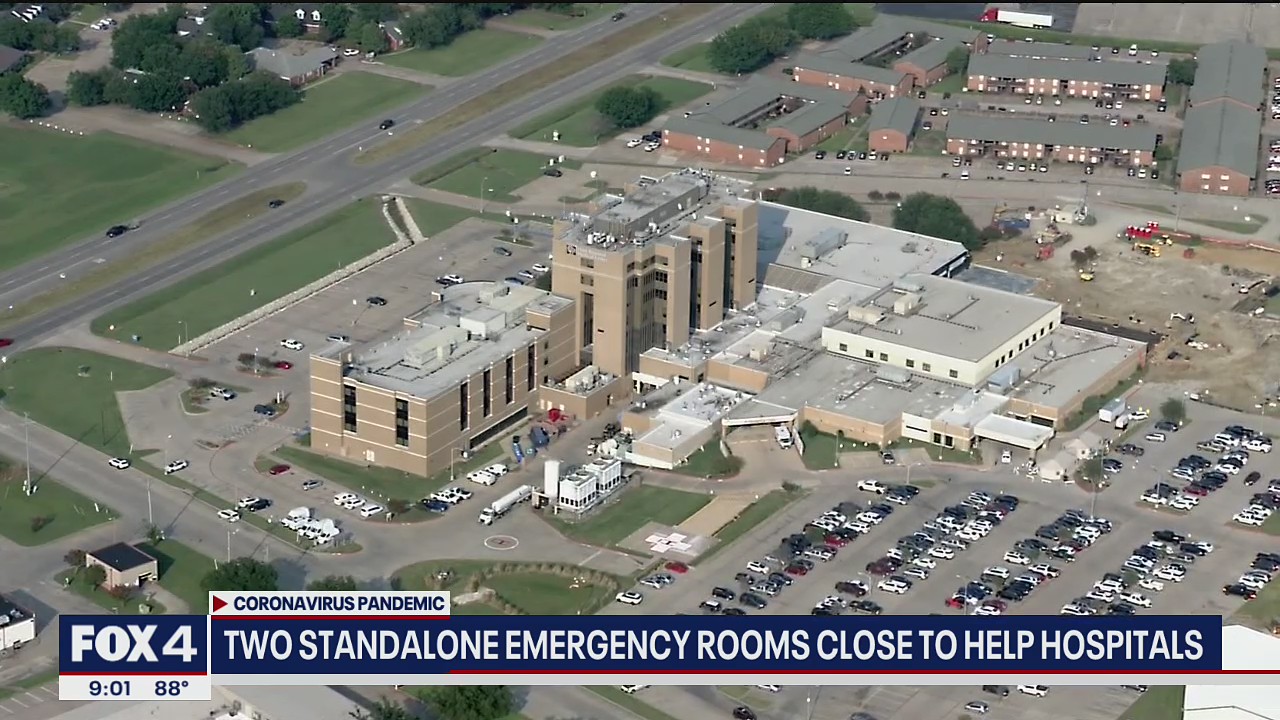 Surge in COVID cases forcing some North Texas standalone ERs to close