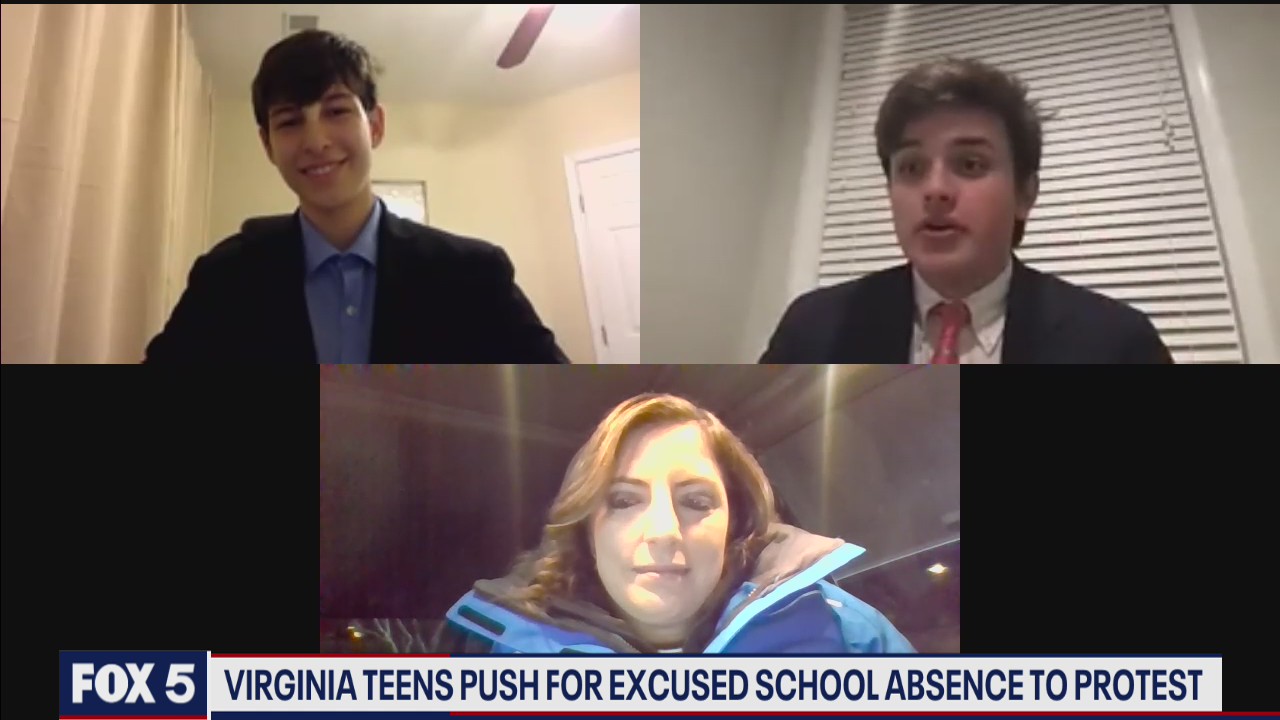 Virginia teens push for excused school absence to protest