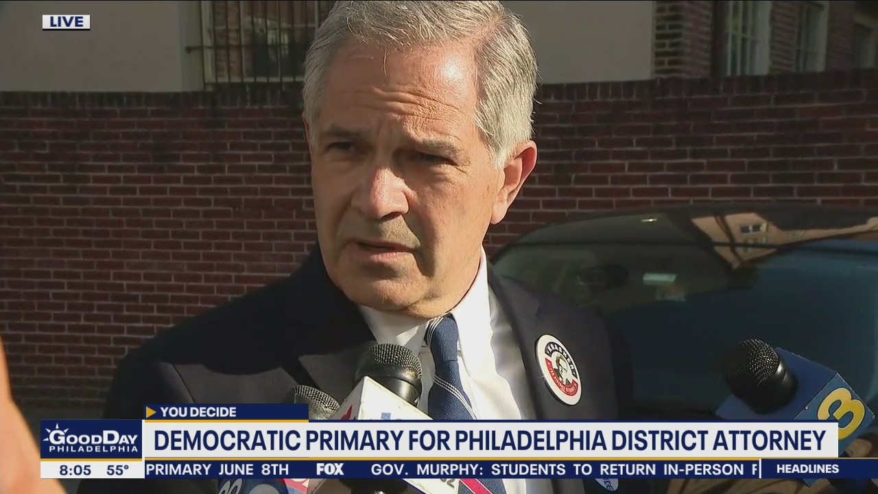 DA Larry Krasner runs for re-election in democratic primary for Philadelphia District Attorney