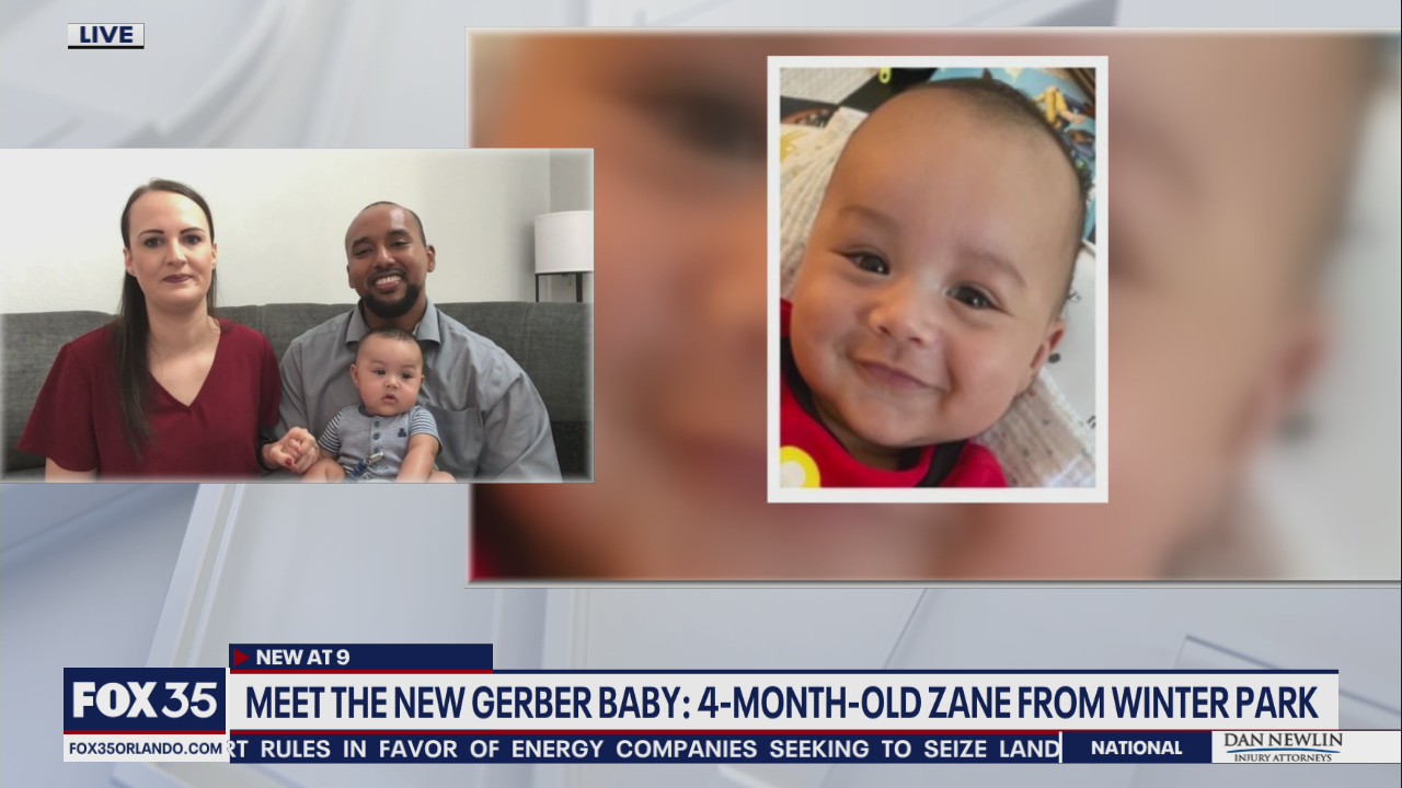 Meet the new Gerber baby: 4-month-old Zane from Winter Park