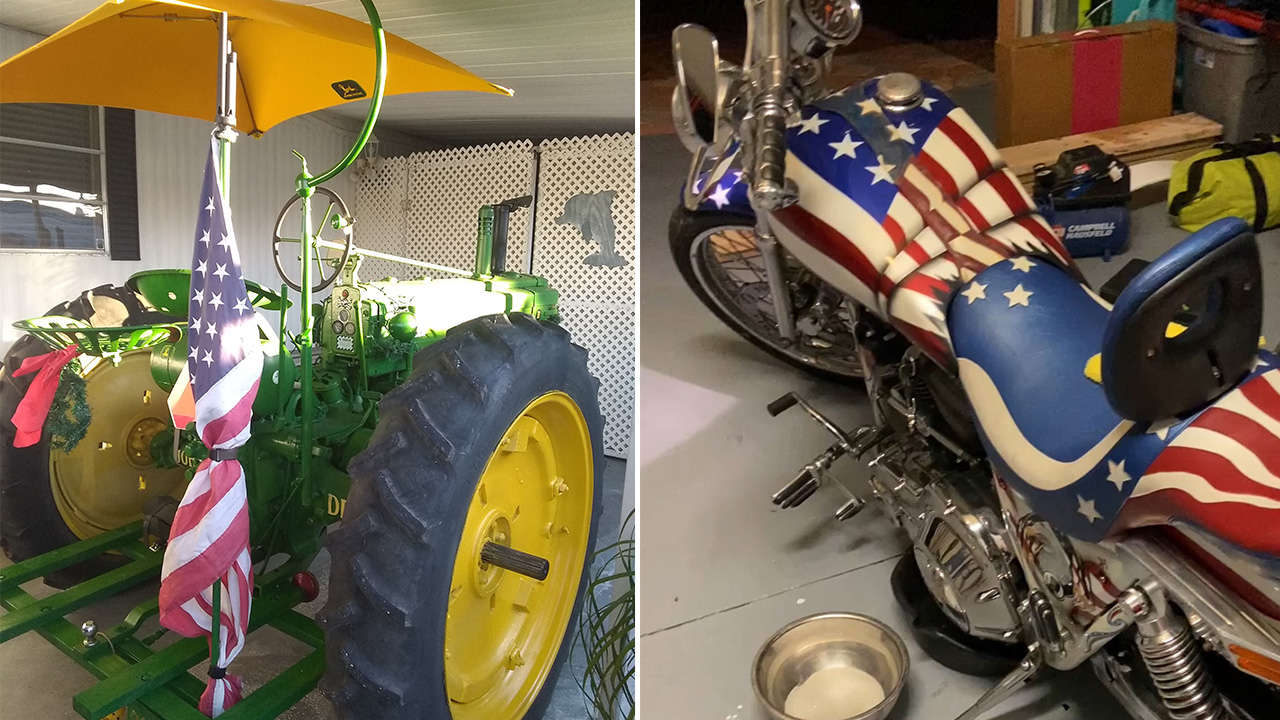 Great Rides: 1946 John Deere Model B and 1993 Harley Davidson FXLR