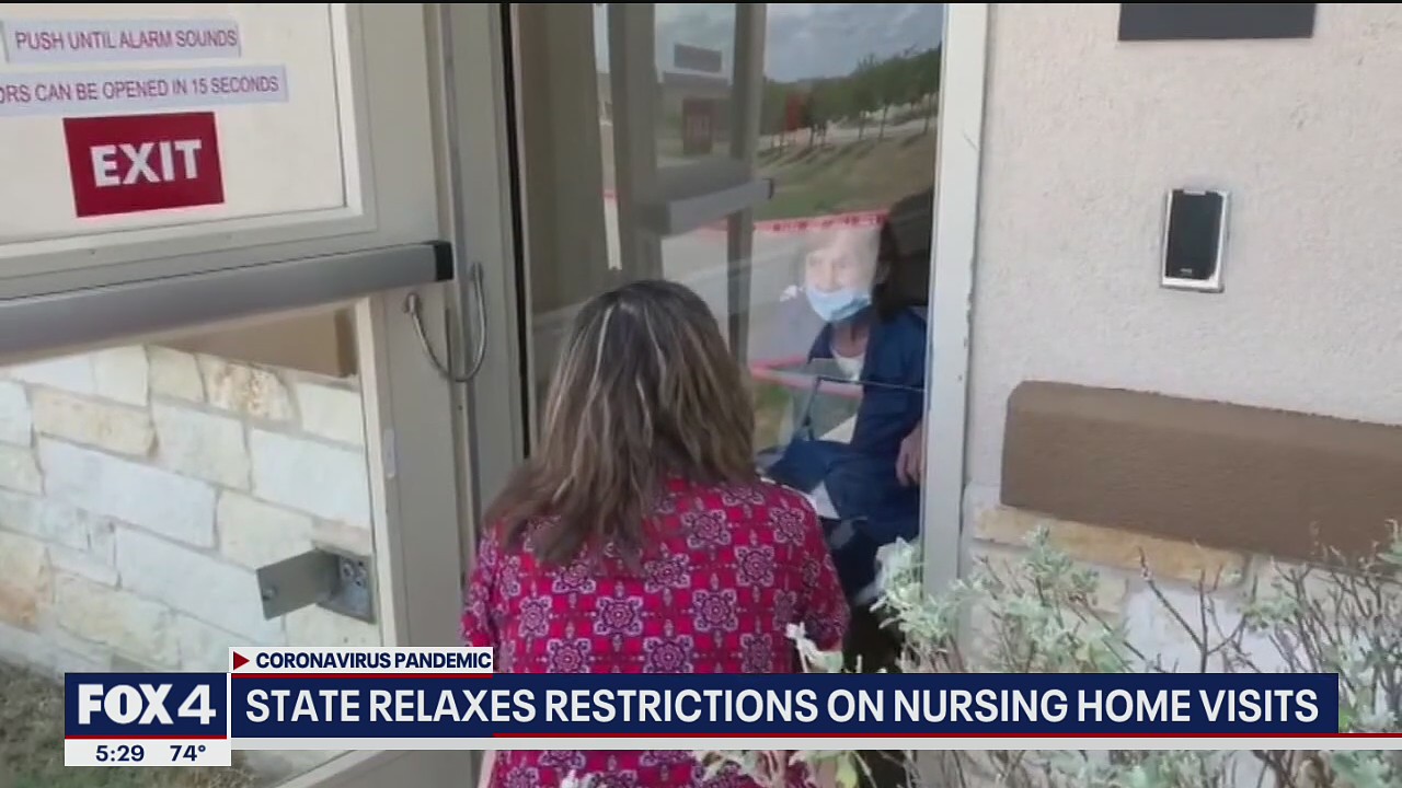 Texas relaxes COVID-19 visitation restrictions for long-term care facilities