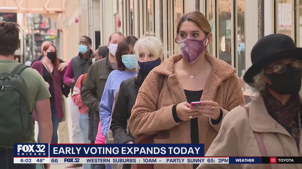 Early voting expands today all across Chicago