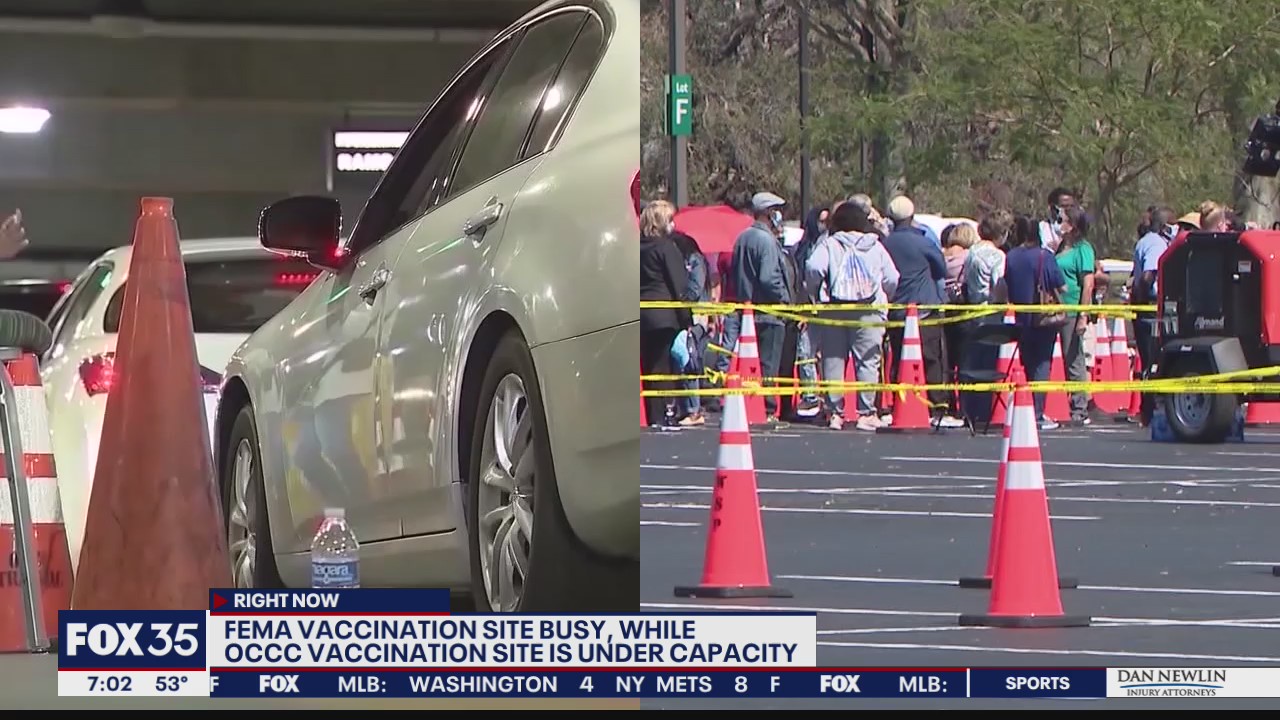 Orange County Convention Center under capacity with vaccines