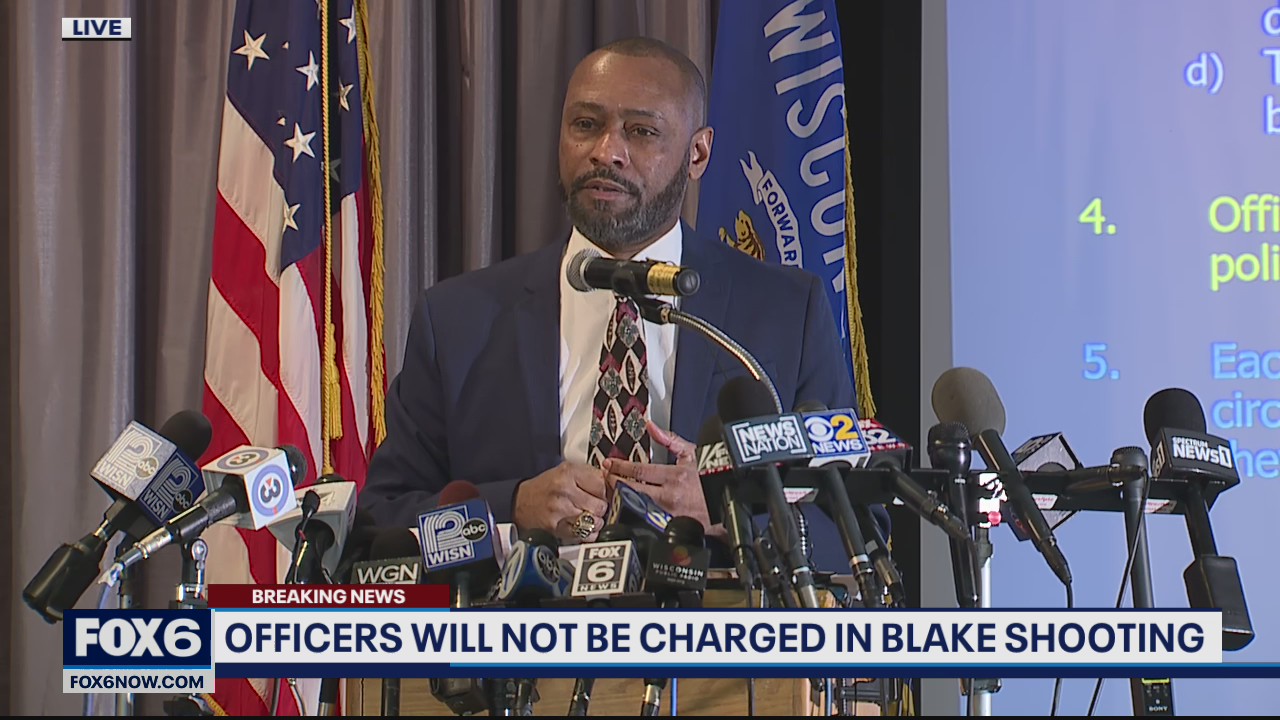 Independent consultant explains decision not to charge Kenosha officer